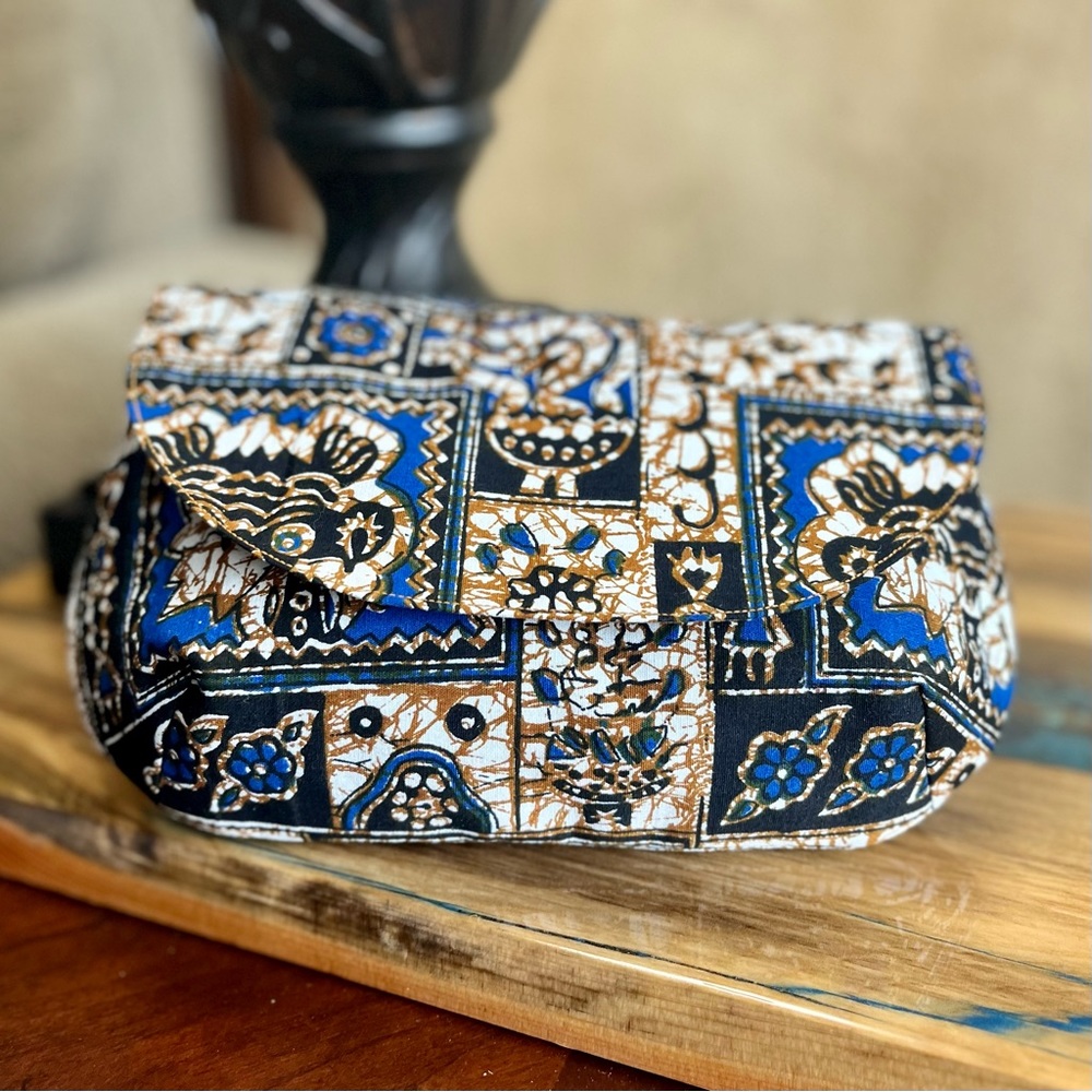 African Safari Print magnetic clasp Clutch Fabric Handmade clutch